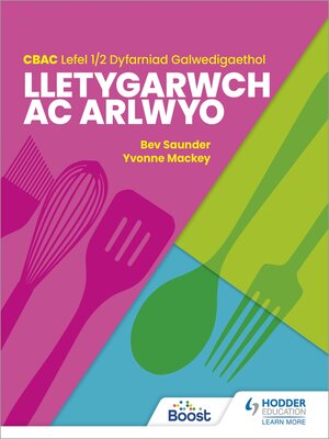 cover image of WJEC Level 1/2 Vocational Award in Hospitality and Catering Welsh Language Edition